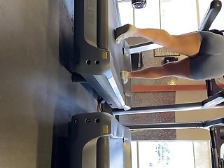 Spy Web Cam Gym Big Donk Treadmill