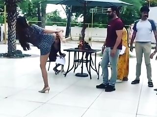 Pooja Laxmi Joshi Punching To Hero In Shooting